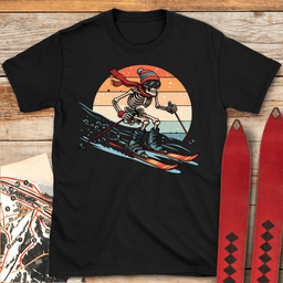Dead Shredder T Shirt Gift For Skier