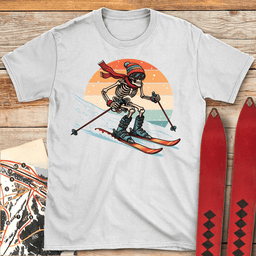 Dead Shredder T Shirt Gift For Skier