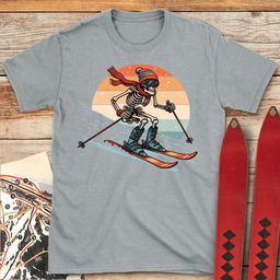 Dead Shredder T Shirt Gift For Skier