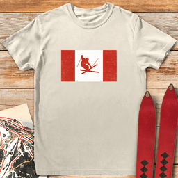 Canada Skis T Shirt Gift For Skier