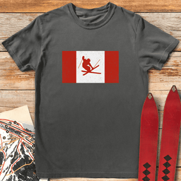 Canada Skis T Shirt Gift For Skier