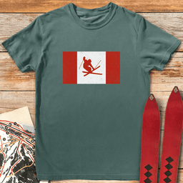 Canada Skis T Shirt Gift For Skier