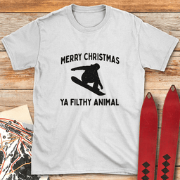 Filthy Animal Snowboard T Shirt Gift For Snowboarder