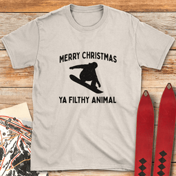 Filthy Animal Snowboard T Shirt Gift For Snowboarder