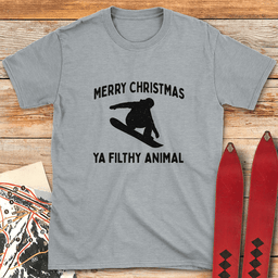 Filthy Animal Snowboard T Shirt Gift For Snowboarder