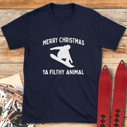 Filthy Animal Snowboard T Shirt Gift For Snowboarder