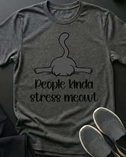 Stress Meowt Tee Gift For Cat Lover