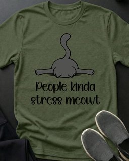 Stress Meowt Tee Gift For Cat Lover