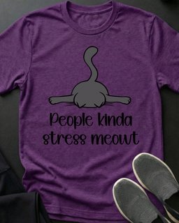Stress Meowt Tee Gift For Cat Lover