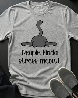 Stress Meowt Tee Gift For Cat Lover