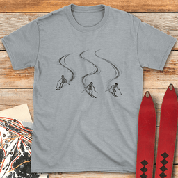 Dead Pow Day T Shirt Gift For Skier
