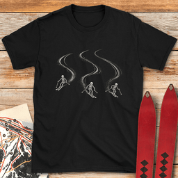 Dead Pow Day T Shirt Gift For Skier