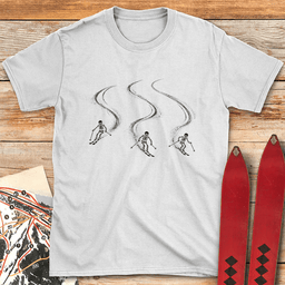 Dead Pow Day T Shirt Gift For Skier