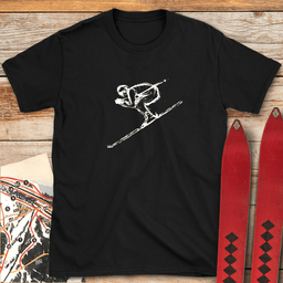 Full Tuck T Shirt Gift For Skier