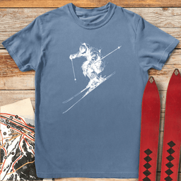 Rough Rider T Shirt Gift For Skier