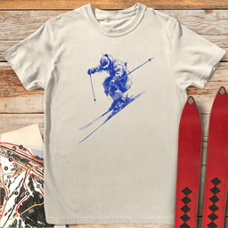 Rough Rider T Shirt Gift For Skier