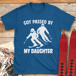 Passed By Daughter T Shirt Gift For Skier