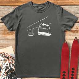 Chair Lift T Shirt Gift For Skier