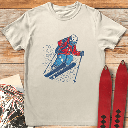 Powder Pillow T Shirt Gift For Skier