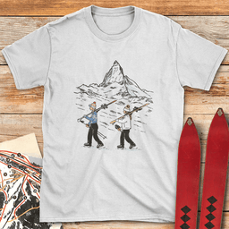Girl Boot Pack T Shirt Gift For Skier