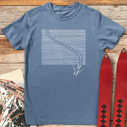 Line Carver T Shirt Gift For Skier