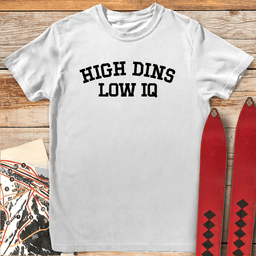 Low Iq T Shirt Gift For Skier