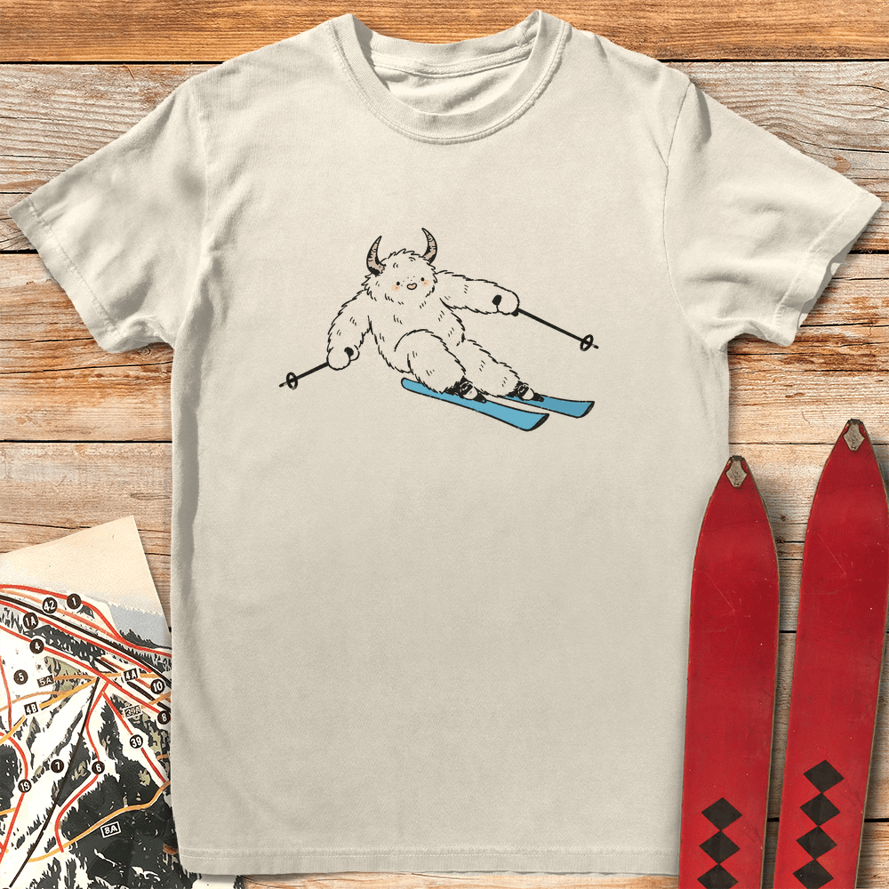 Lil Yeti Shredder T Shirt Gift For Skier