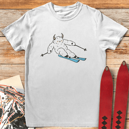 Lil Yeti Shredder T Shirt Gift For Skier