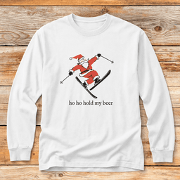 Hold My Beer Nick T Shirt Gift For Skier
