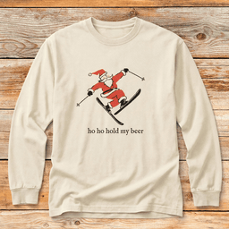 Hold My Beer Nick T Shirt Gift For Skier