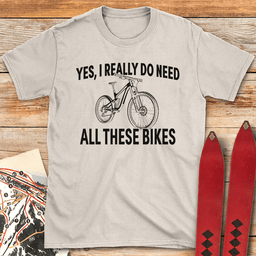 Lotta Bikes T Shirt Gift For Skier