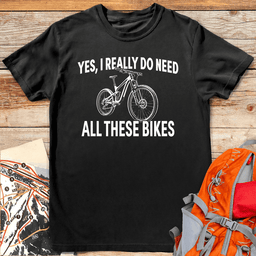 Lotta Bikes T Shirt Gift For Skier