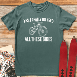 Lotta Bikes T Shirt Gift For Skier