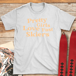Girls Love Speed T Shirt Gift For Skier