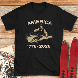 Lincoln Ski USA 250 T Shirt Gift For Skier