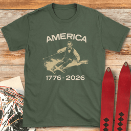 Lincoln Ski USA 250 T Shirt Gift For Skier