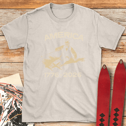 Lincoln Ski USA 250 T Shirt Gift For Skier