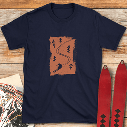 Glade Life T Shirt Gift For Skier