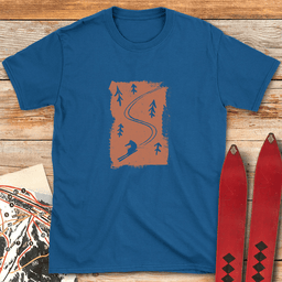 Glade Life T Shirt Gift For Skier