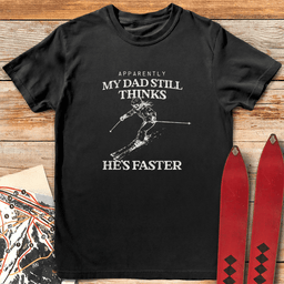 He Thinks Wrong T Shirt Gift For Skier