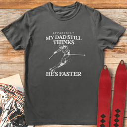 He Thinks Wrong T Shirt Gift For Skier