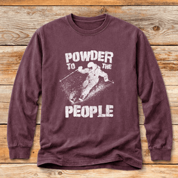 Powder To Skiers T Shirt Gift For Skier