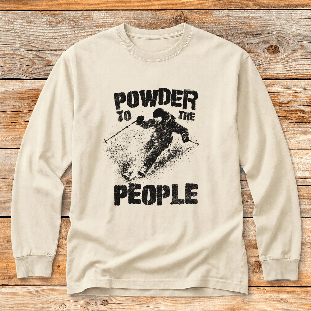 Powder To Skiers T Shirt Gift For Skier