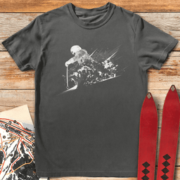 Power Powder Skier T Shirt Gift For Skier