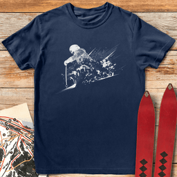 Power Powder Skier T Shirt Gift For Skier