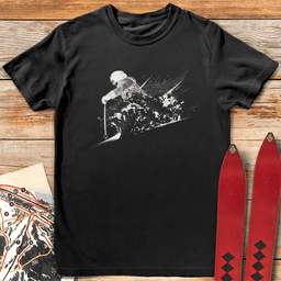 Power Powder Skier T Shirt Gift For Skier