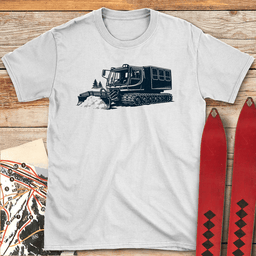 Cat Ski T Shirt Gift For Skier
