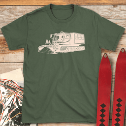 Cat Ski T Shirt Gift For Skier