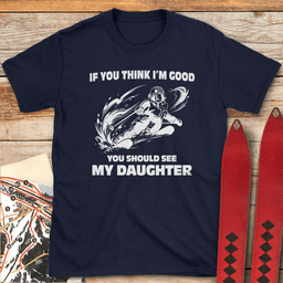 See My Daughter Ski T Shirt Gift For Skier