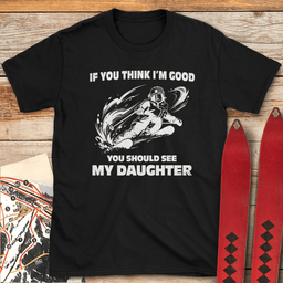 See My Daughter Ski T Shirt Gift For Skier